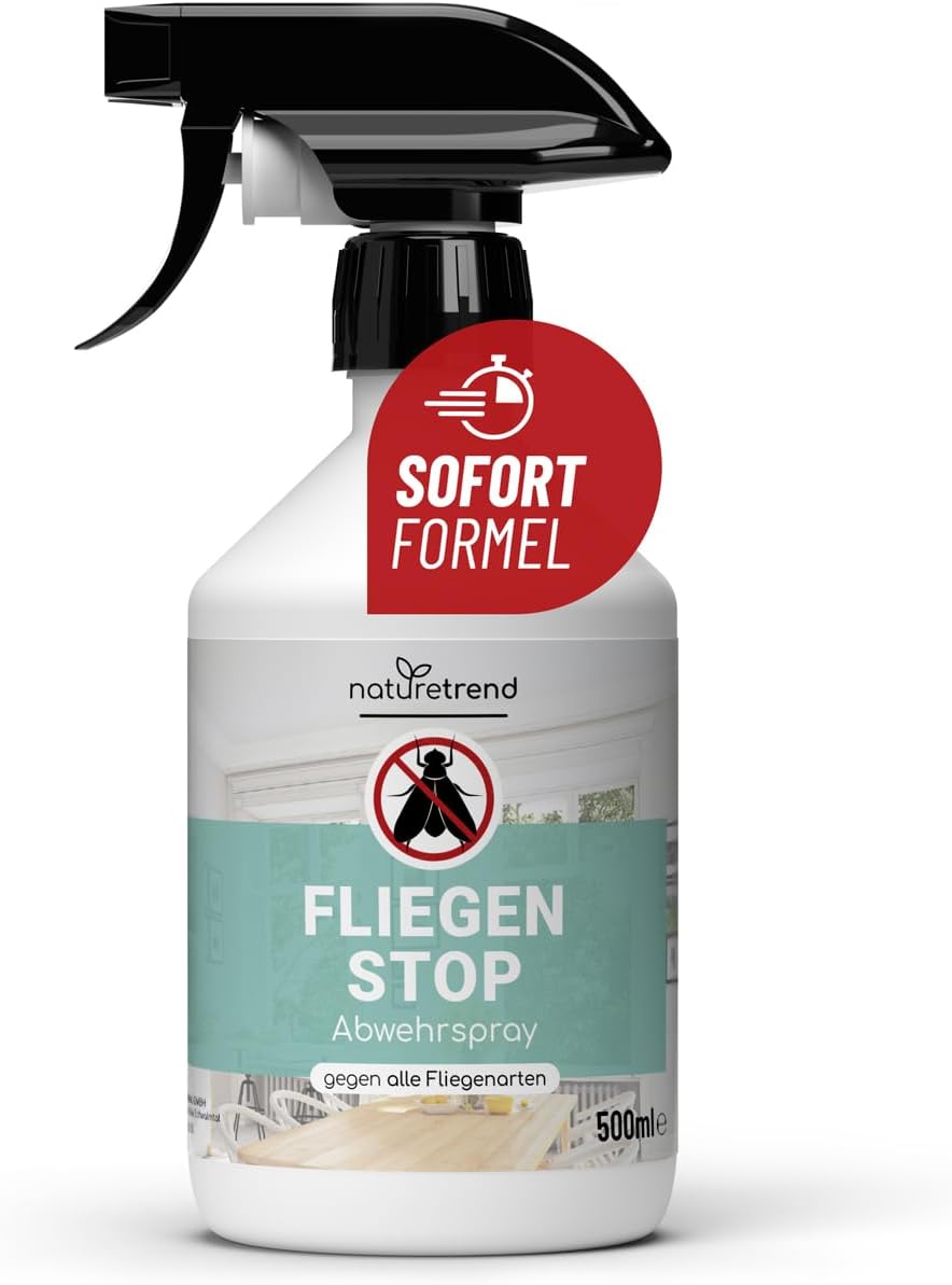 RepellShield Insektenspray 0,5L - Natürlicher Schutz Gegen Fliegen & Wespen