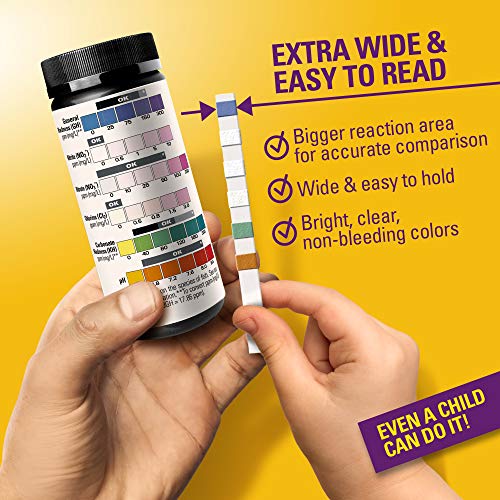 Freshwater Aquarium Test Strips 6 in 1 - Fish Tank Test Kit for Testing pH Nitrite Nitrate Chlorine General & Carbonate… - Image 5