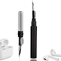 Vista 10 de Kit de limpieza para Airpods, kit de limpieza de auriculares para Airpods Pro 1, 2, 3, herramienta de limpieza multifunción con cepillo