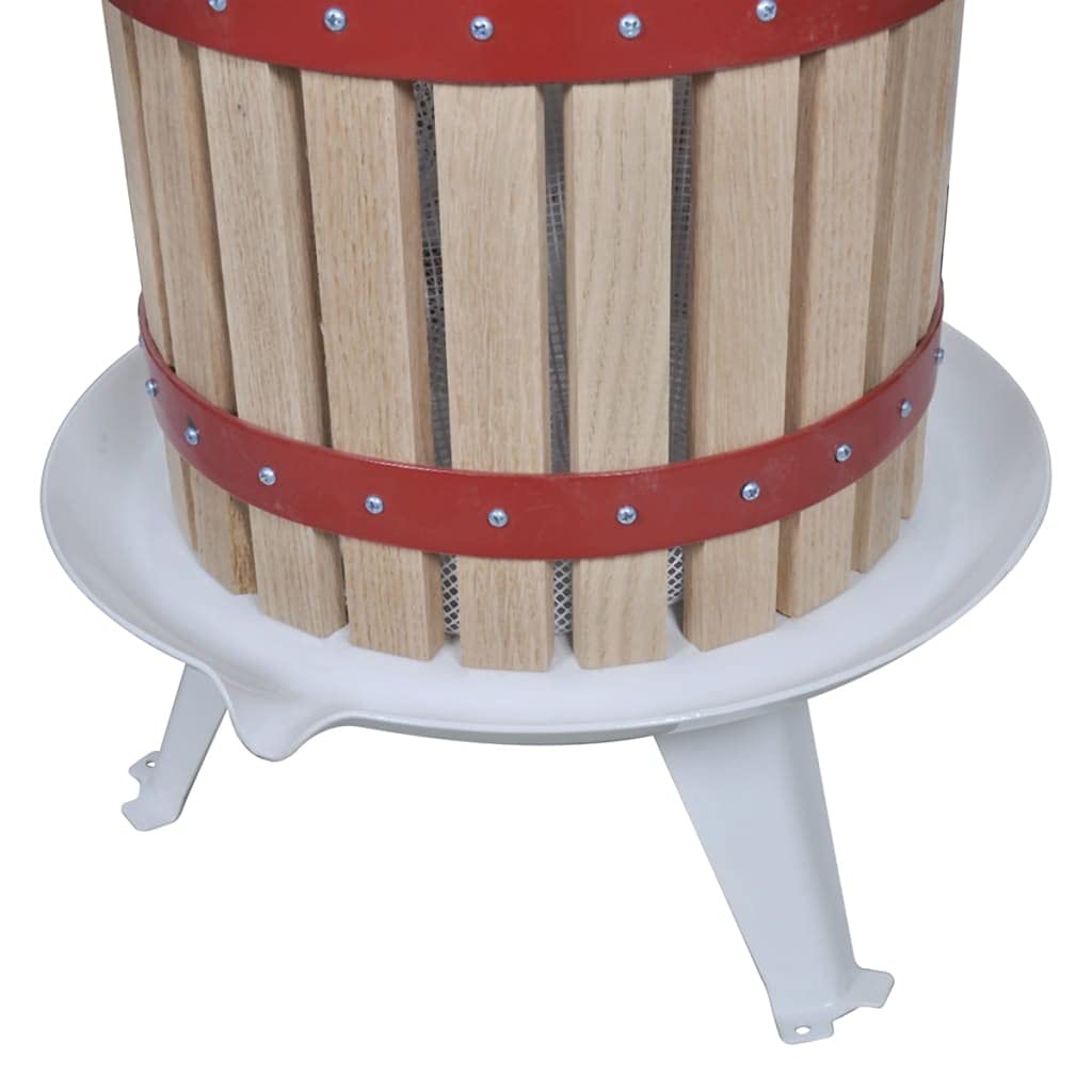 vidaXL Torchio per Frutta Vino 12 L Torchietto Spremitutto a Freddo Pressa UVA