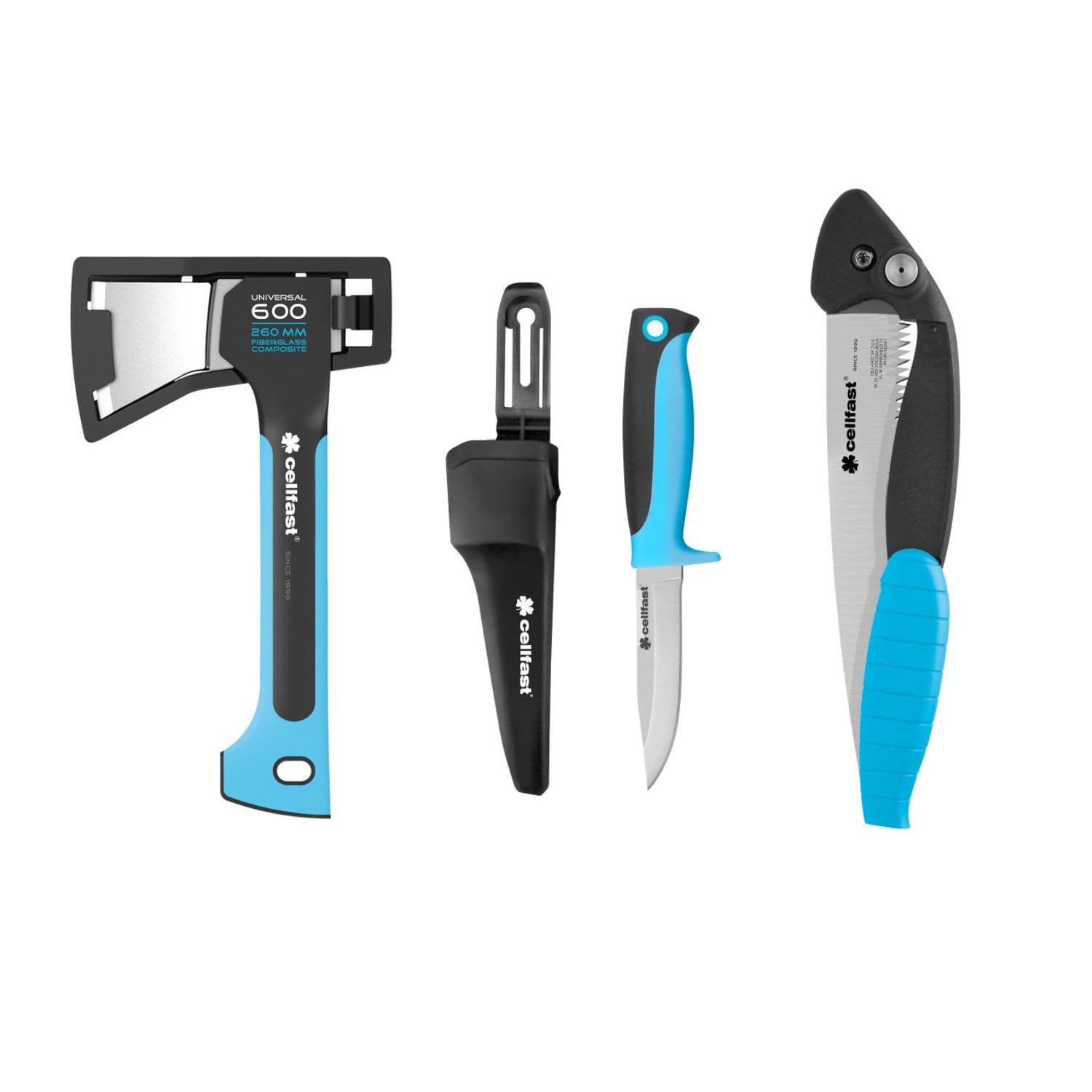 Cellfast Ensemble Pratique d'outils de Camping ENERGO.