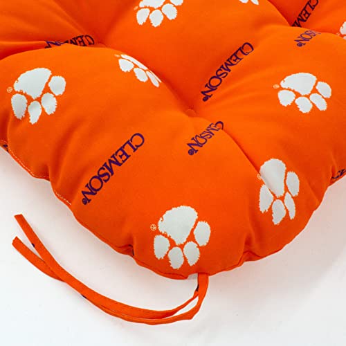 Image of College Covers Everything Comfy Clemson Tigers Indoor Outdoor Settee Loveseat Bench Cushions