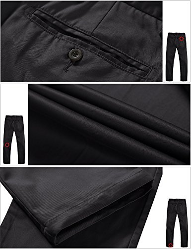 Match Men's Straight-Fit Work Wear Casual Pants #81044
