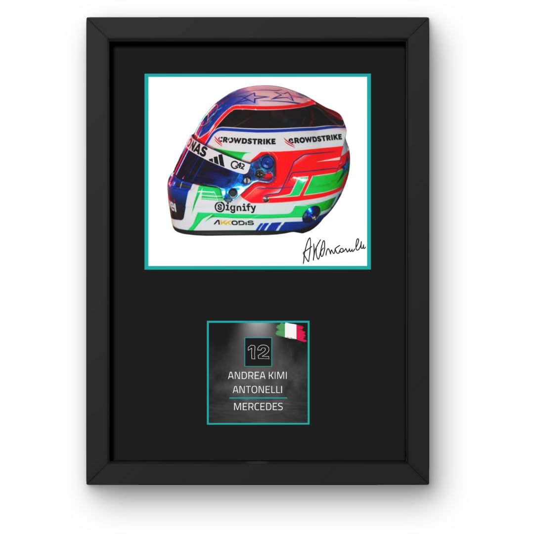 Lap Legends Border 2025 Kimi Antonelli 2025 Framed Display Gift With Reproduced Digital Signature (Border)