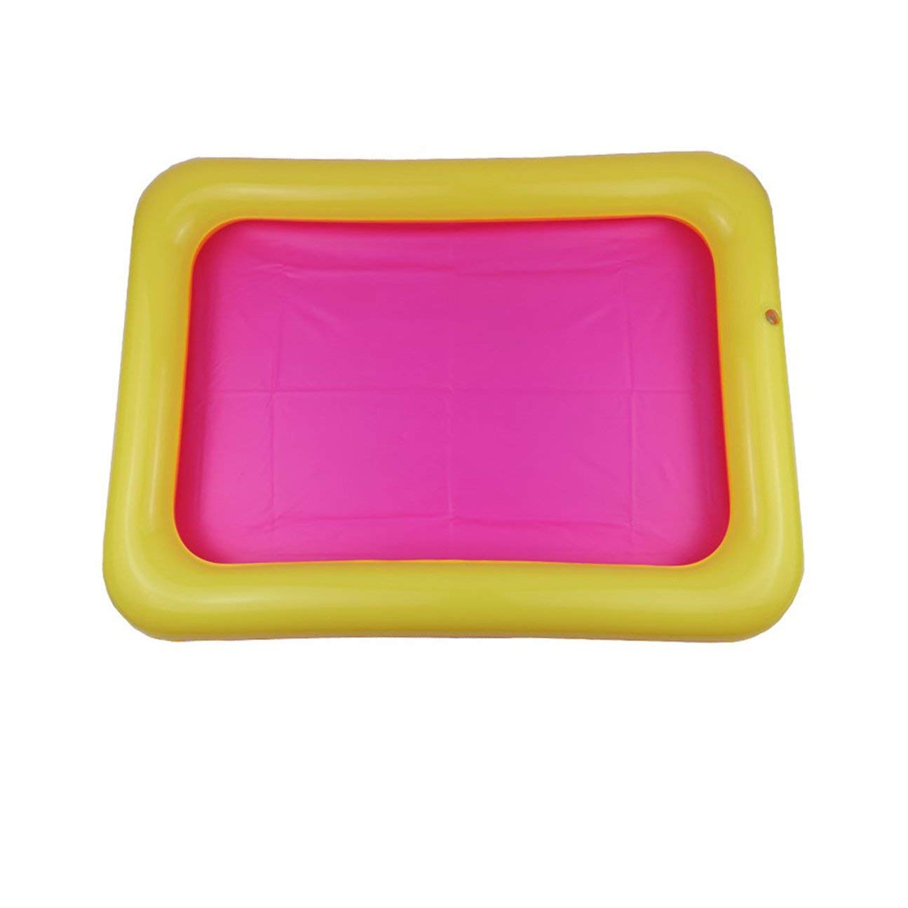 MachinYester Inflatable Sand Tray Castle Mobile Table PVC Sandbox Sensory Tray Funny Indoor Play Toys Pool Tray for Children random 60x45cm
