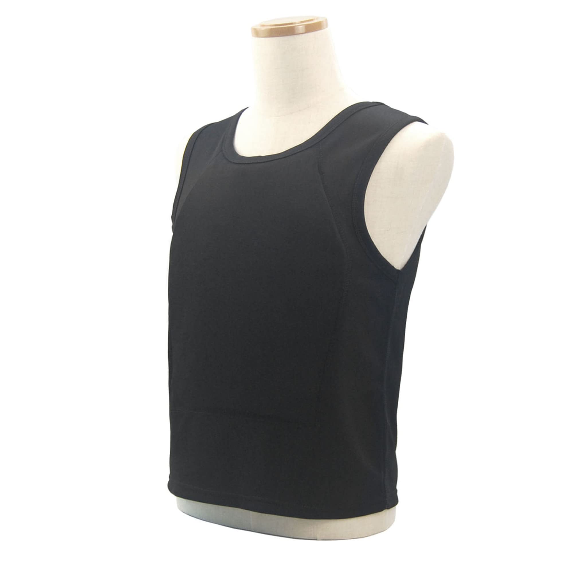 YIEOTM Chaleco Ejecutivo Discreto Chaleco antibalas Nivel IIIA - Oculto Oculto en el Interior Use una Camiseta Suave antibalas para protección de Seguridad Personal