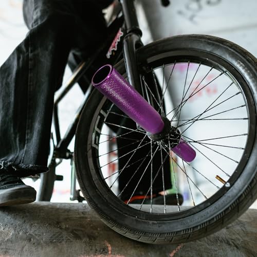 image for Shwsed Bike Pegs, Aluminum Anti-Skid BMX Bicycle Foot Pegs for Mountai