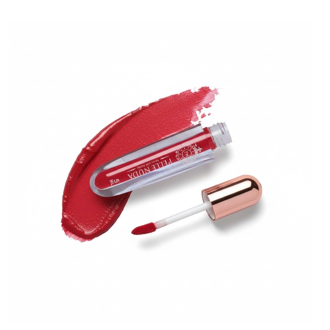Liquid Matte Lipstick – Rosso Pure Red (5ml) | 24HR Long Lasting Waterproof Lip Color | Smudge-Proof, Transfer-Proof Lightweight Velvet Finish | Infused with Vitamin E-image-35
