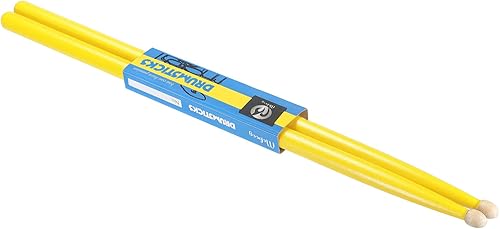 Miniatura 8 de PATIKIL Bastón de tambor antideslizante de madera de arce 7A, rojo, 1 par para percusión de instrumentos musicales