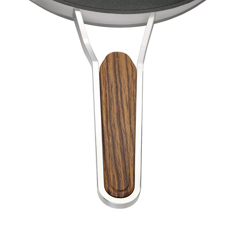 Zepter Cookart ZEST Bratpfanne 24 cm Ø – 316L Edelstahl, C3+ PEEK Antihaftbeschichtung, fettarmes Braten ohne Öl, Induktion & Glaskeramik, Premium Qualität IF-FP24T