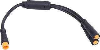 Les-Theresa Waterproof Y Splitter 1T2 Cable with 3 Pin Connector for BAFANG BBS01/BBS02/BBSHD Shift Sensor Brake