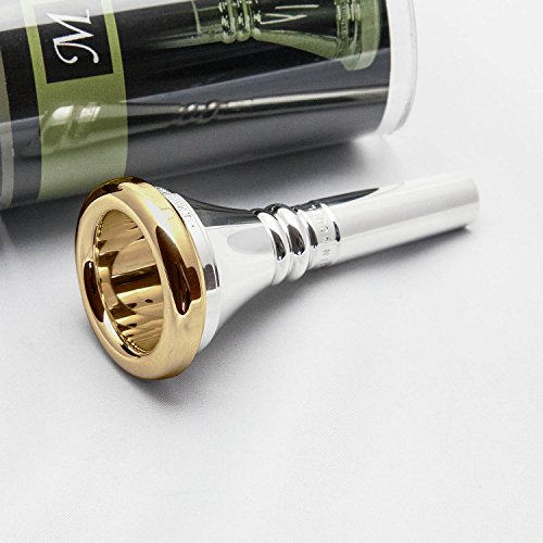 Marcinkiewicz 24K Gold Rim & Cup Bass Trombone Mouthpiece, 8H/6-1/2AL