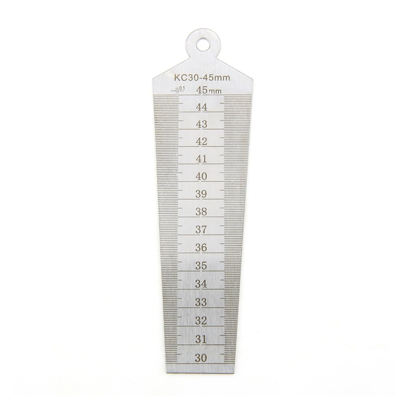 Cfwwsaq 30-45Mm Feeler Gauges, Wedge Feeler Gauge Taper Gauge Conical Gaugs For Measurement Valve Thickness Gauge Measuring Probes For Gap Thickness Meter Tool(30-45Mm)