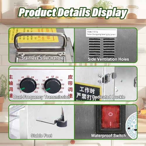 Cortadora automática de vegetales para cocina profesional miniatura 7
