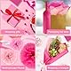 NEBURORA Sortiertes Rosa Seidenpapier Set 60 Blatt Geschenkpapier Großpackung 3 Farben für Valentinstag, DIY, Geburtstag, Hochzeit, Babyparty, Ostern, Geschenkverpackung, Dekoration
