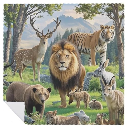 Servilletas de Tela Animales Salvajes 2 Pzas miniatura 6
