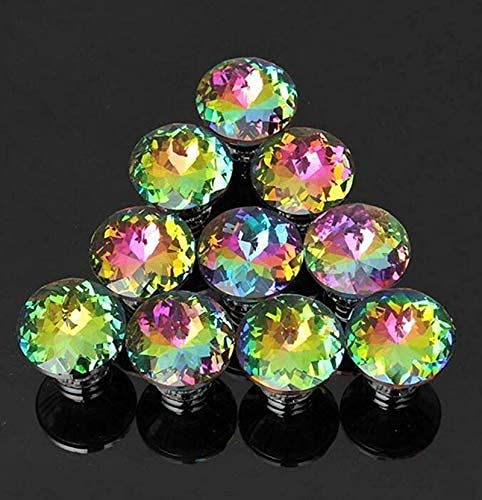 LIX-1 PCS 30mm Forme De Balle En Verre Cristal Tirer La Poignée Cabinet