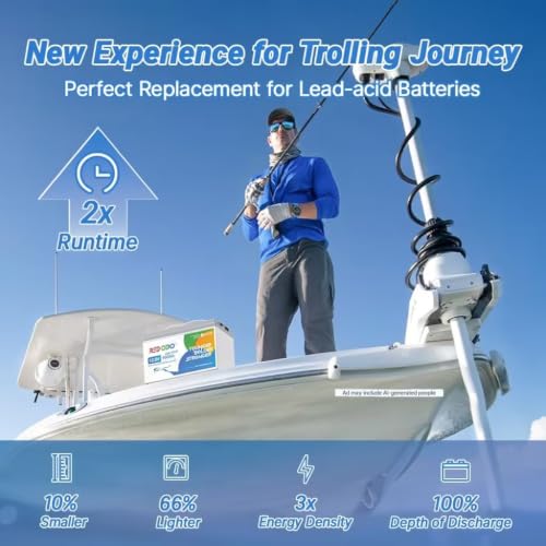 Image of Redodo 12V 100Ah LiFePO4 Battery with Low-Temp Protection, Group 31 Lithium Battery Built-in 100A BMS, 4000+ Deep Cycles, 10-Year Lifetime, Ideal for Trolling Motor, Boat, RV, Cold Areas - 2 Pack