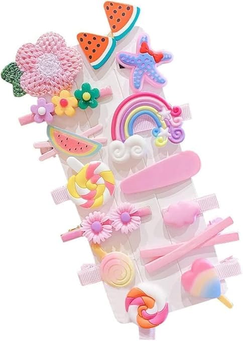 AMAZBIRD Colorful Hair Clips for Kids – Cute & Safe Snap Clips for Girls | 10 PCS Hair Accessories Set | Non-Slip, Lightweight, Durable | Ideal for Toddlers, Children & Little Girls AMAZBIRD Colorful Hair Clips for Kids – Cute & Safe Snap Clips for Girls | 10 PCS Hair Accessories Set | Non-Slip, Lightweight, Durable | Ideal for Toddlers, Children & Little Girls