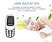 BM10 Worlds Smallest Phone 2 in 1 Mini Phone Unlocked GSM with Hands Free Bluetooth Dialer Bluetooth Headphone Dual SIM Card GSM (Blue)