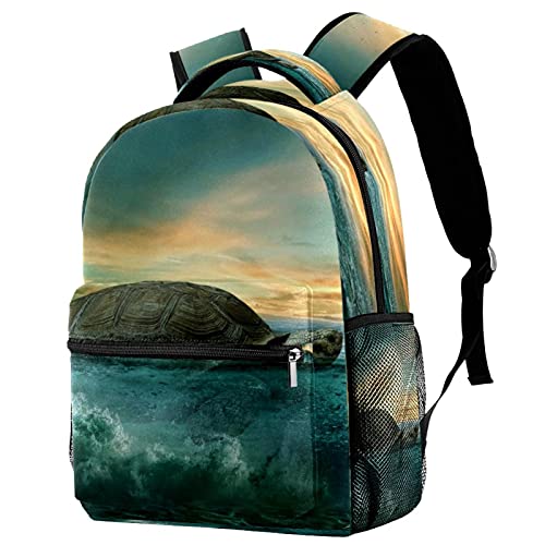 Sac à dos tortue géant avec porte-bouteille pour voyage enfant