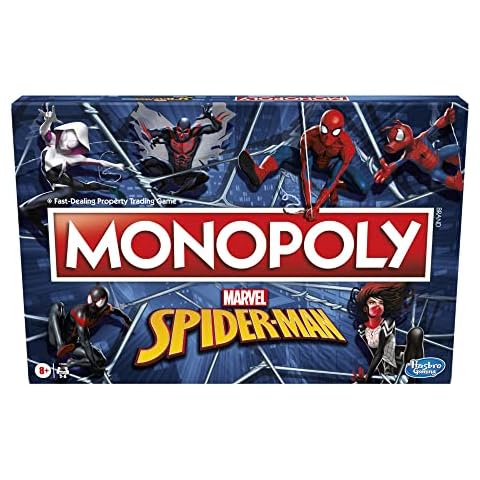 Monopoly: Marvel Spider-Man Edition Board Game Cover