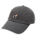 City Hunter C104 Bomb Small Embroidery Cotton Baseball Cap 14 Colors (Charcoal)