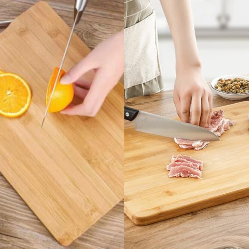 Juego de 12 Tablas de Cortar de Madera con Mango Incorporado miniatura 5
