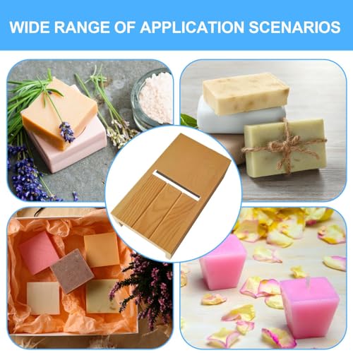 Cortador de pan de velas y jabón hecho a mano en madera fina para talleres de manualidades 5