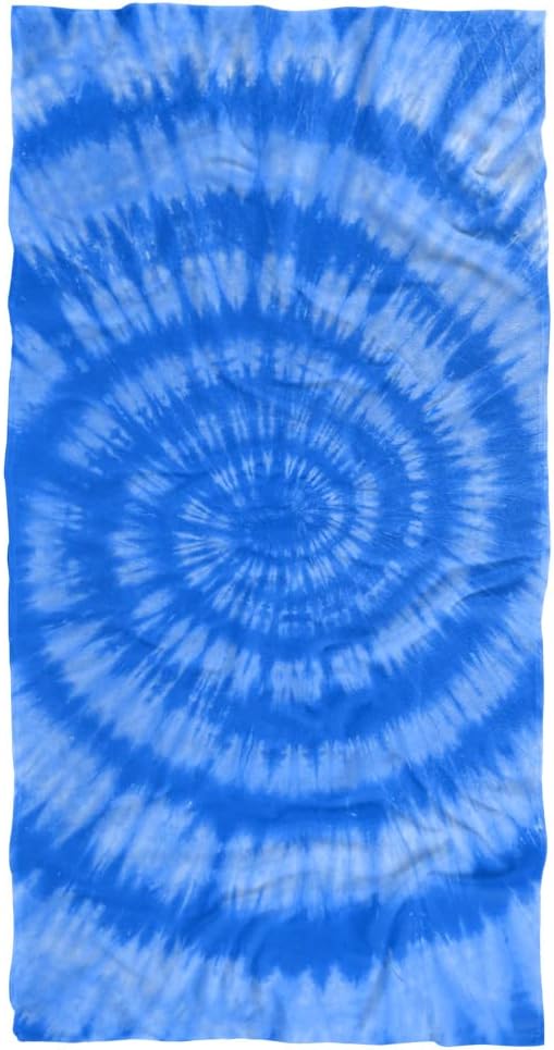 LOGOVISION Green Tie-Dye Beach Towel 30" X 60"