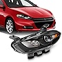For Dodge Dart Halogen Type Black Driver Left Side Front Headlight Head Lamp Front Light Replacement