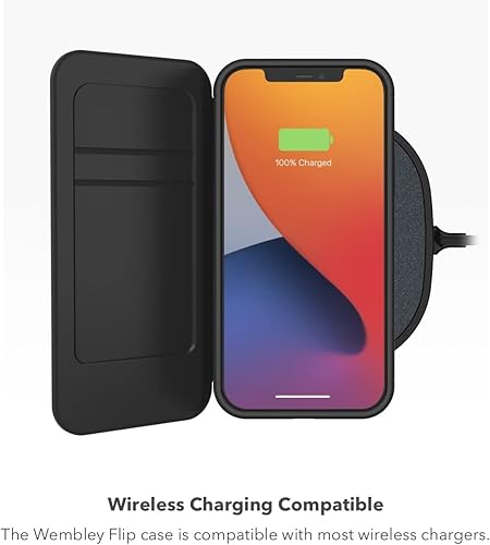 Miniatura 5 de GEAR4 Wembley Flip Wilma - Funda compatible con iPhone 12 PlusiPhone 12 Pro 6.1, protección avanzada contra impactos con tecnología D30 integrada,