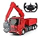Lotees Camion Gru Telecomandato RC Camion Di Registrazione Veicolo Di Ingegneria Trasportatore Gru Simulazione Grabber Sorter Di Rifiuti Giocattolo Elettrico Veicolo Da Costruzione Per Ragazzi Bambini