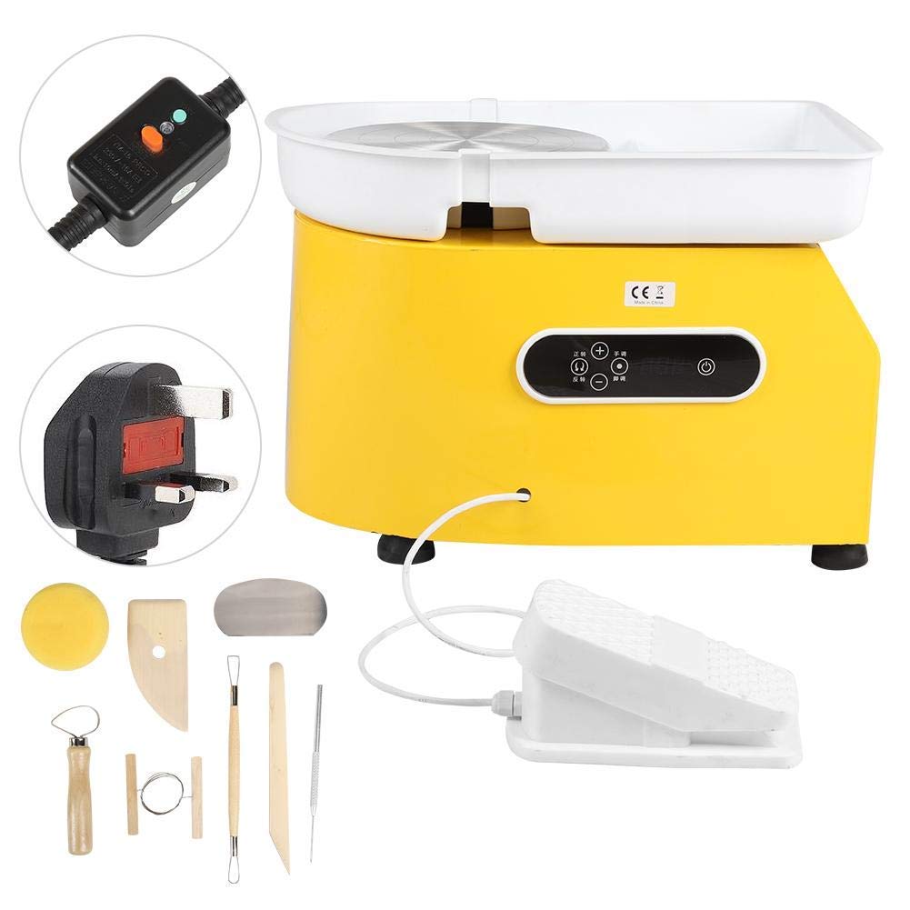 Pottery Wheel,Pottery Wheel, 350W Ceramic Machine 25Cm Pottery Forming Machine Touch Screen Dual Control Pottery Wheel Machine DIY Pottery Tool for Ceramic Work Clay Art Craft