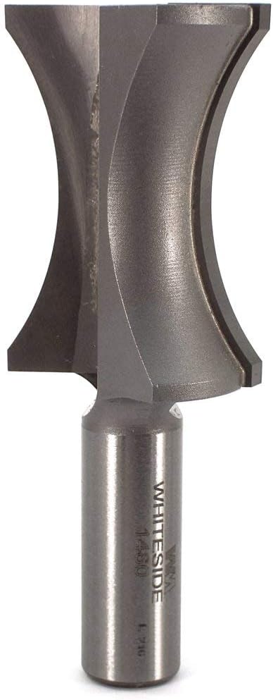 Whiteside Router Bits 1480 Oval Edge Bit with 1-1/2-Inch Bead, 1/4-Inch Depth and 1-3/4-Inch Cutting Length