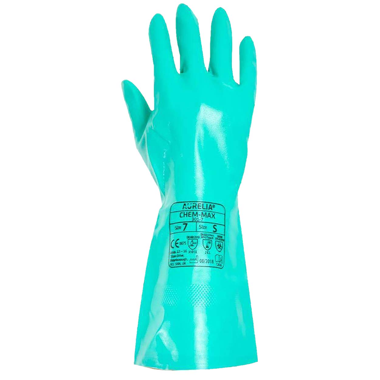 Aurelia - 301-8 - Chem Max Nitrile Chemical Gauntlet - Size 8