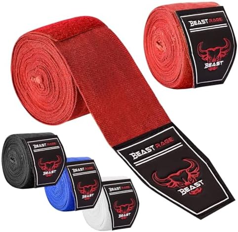 BEAST RAGE Vendas de Boxeo Vendas elástica para MMA Vendajes DE M...