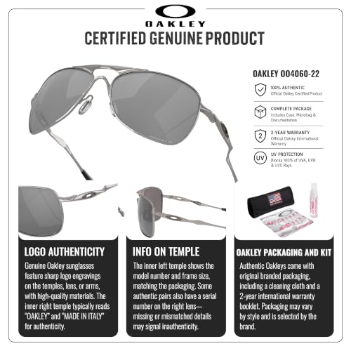 Image of Oakley CROSSHAIR OO4060 Square Shape Sunglasses With Official Eyewear Kit | Polarized, Men's & Women's Sunglasses