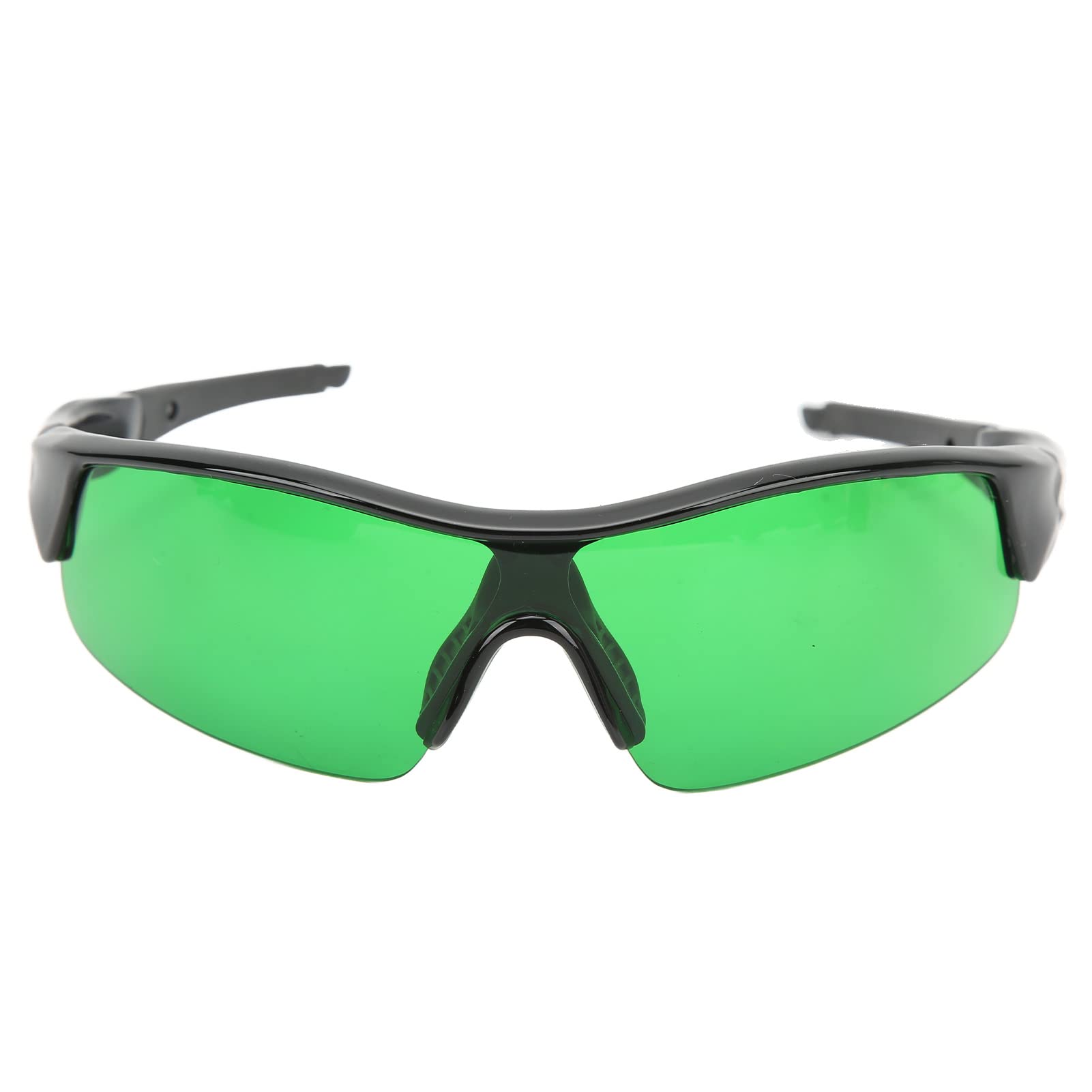 Okulary do Uprawy, Okulary Ochronne PC LED do Filtrowania UVA i UVB, Osłona światła Bocznego, Wygoda na Nosie, Dodatkowa Soczewka w Zestawie, Pracy w Namiocie Uprawy w Szklarni (GREEN)