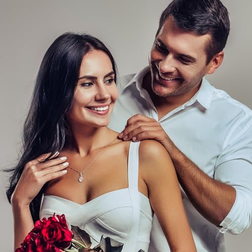 Love You This Much Promise 14k White Gold Necklace | Romantic Birthday Gift | Promise Necklace | Best for Girlfriend2