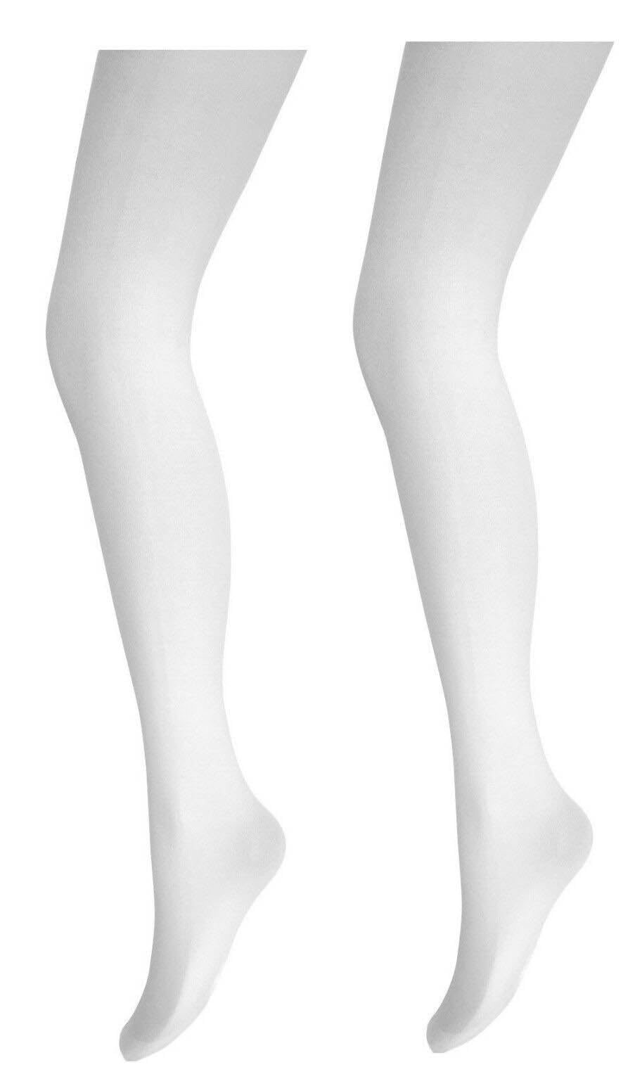 Mytoptrendz Women's White Mytoptrendz® -’S Semi Opaque Full Foot Tights