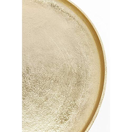 Mesa de sofa redonda color oro para decorar salones modernos y dormitorios 7