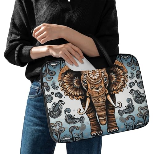 Bolso para portátil impermeable con diseño elefante 17'' miniatura 2