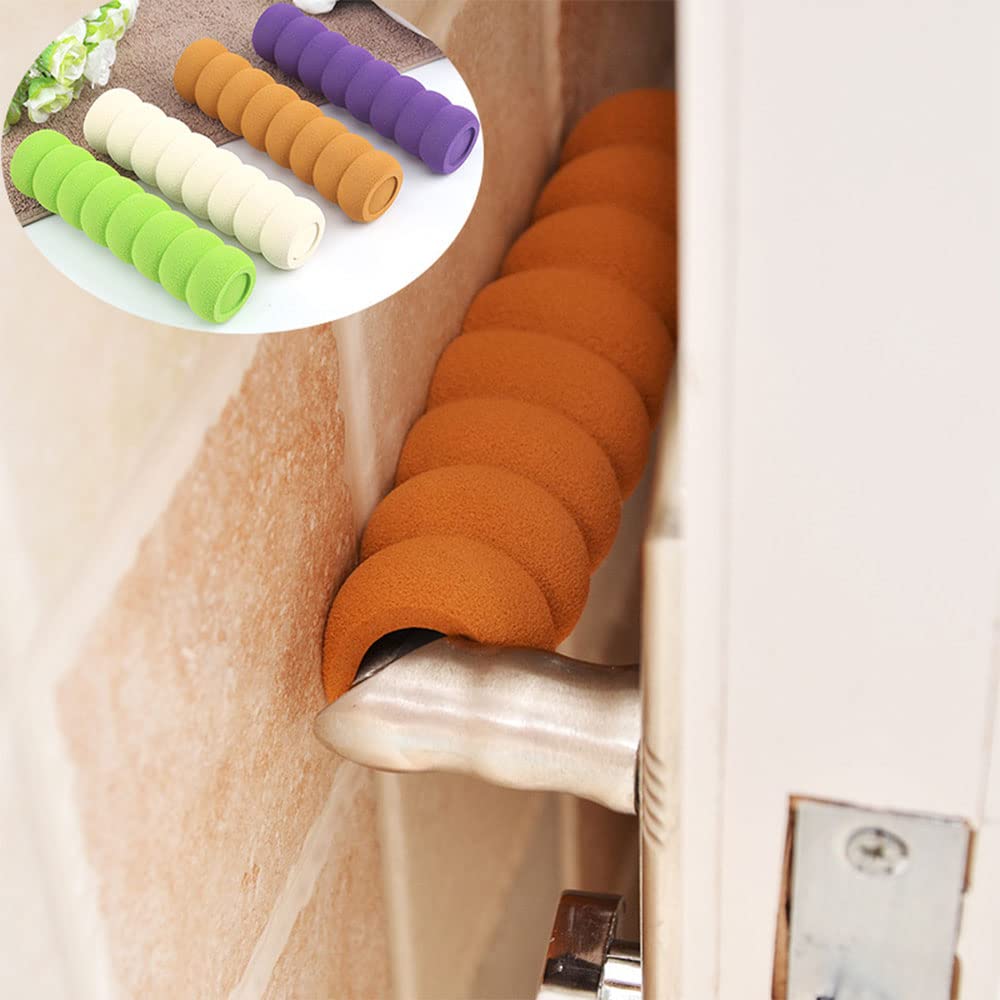 TopHomer 5 morbide pomelli per porta sicurezza protezione maniglie (verde)