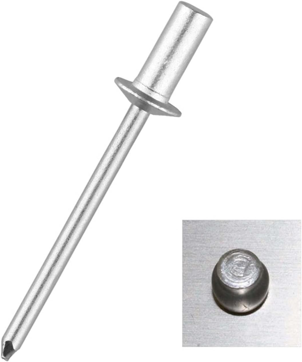 Wodoszczelny nit zrywalny z aluminium o średnicy 3,2 mm–4,8 mm