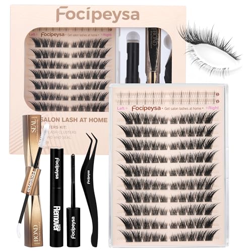 Focipeysa Fox Eye Lash Clusters Kit
