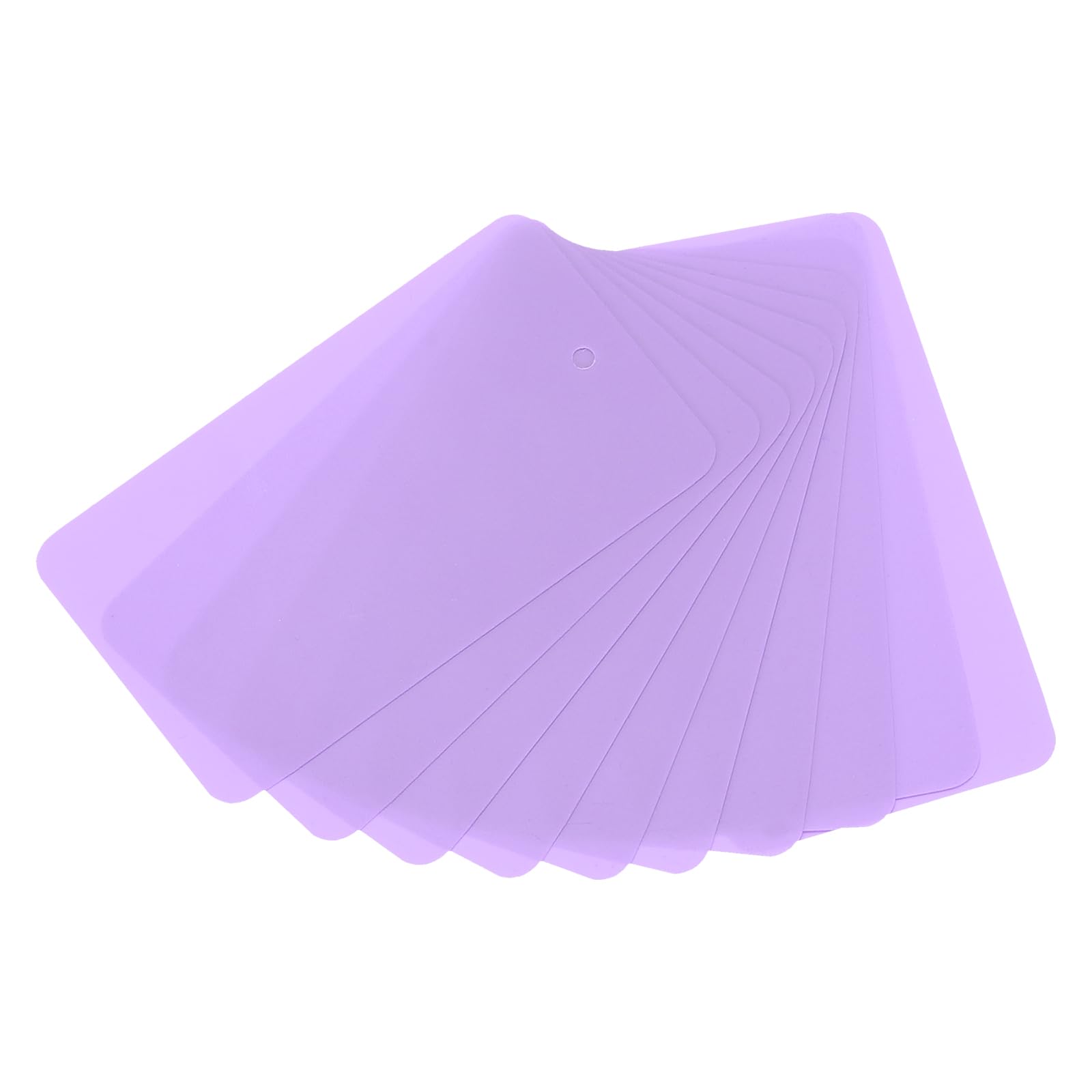 PATIKIL Waterproof Blank Shipping Tags 3.5" x 2", 50 Pcs Plastic Price Hang Labels Tags with Hole for Luggage Labeling Clothing Marking Identification