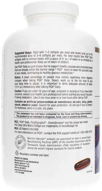 Miniatura 3 de Bioclinic Naturals Pgx Daily Ultra Matrix Softgels 360 Geles