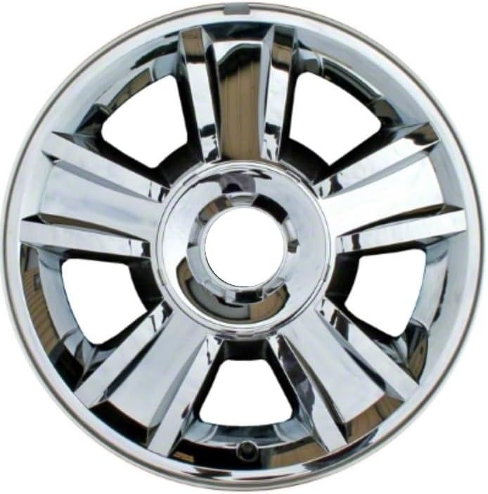 New 20" 20x8.5" Replacement Chrome Clad Aluminum Alloy Wheel Rim for Silverado Avalanche 1500 Suburban Tahoe 2009-2013 | 5416
