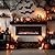 Oxhark Flame 72inch Electric Fireplace in Wall Recessed and Wall Mounted Fireplace Electric, 13 Flame Colors, Realistic Logs &Crystals Fuel Bed, Adjustable Temperature and Timer, 750W/1500W, Black